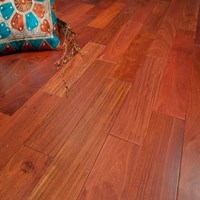 4" Santos Mahogany Unfinished Engineered Wood Flooring at Cheap Prices